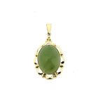 Image 1 of Gold pendant with Jade