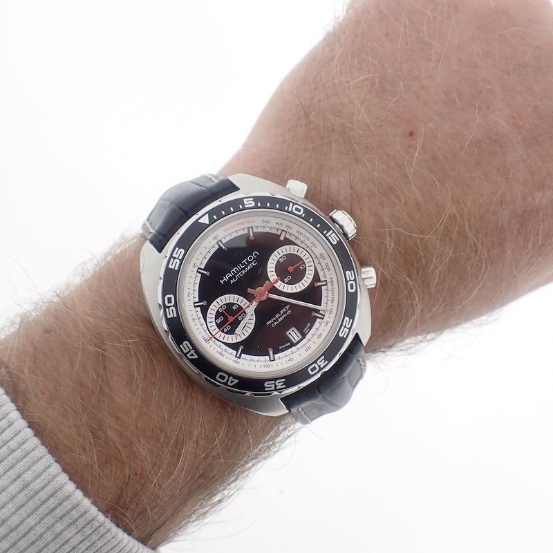 Image 11 of Hamilton Pan-Europe; Men's watch with chronograph