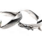 Image 3 of Sturdy silver gourmet bracelet | 21 cm