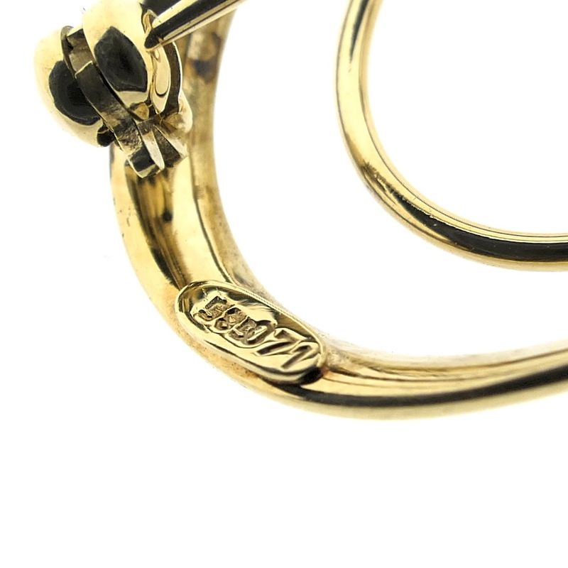 Image 4 of Golden abstract brooch