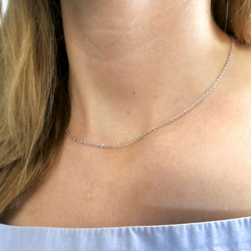 Image 9 of Platinum anchor link chain