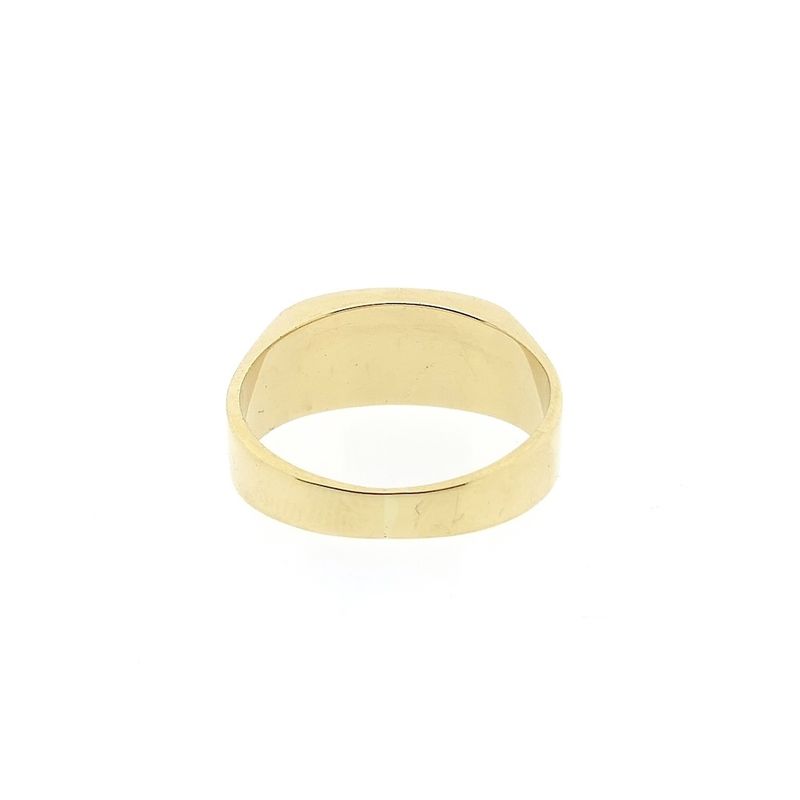 Image 3 of Two-tone gold men's ring with zirconia