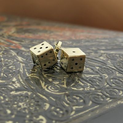 Image 2 of 9 carat pendant/charm of two dice