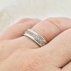 Image 4 of White gold ring with zirconia