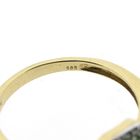 Image 6 of Gold ring with emerald and diamond | 0.32 ct.