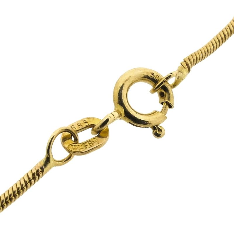 Image 5 of Gold snake link chain | 44 cm