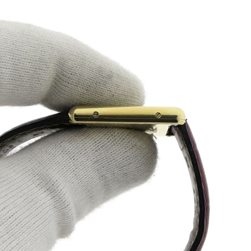 Image 9 of Cartier Tank 'Vermeil' 590005; Unisex horloge