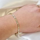 Image 2 of Two-tone gold fantasy link bracelet | 20 cm