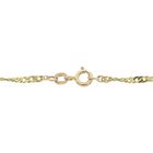 Image 4 of Gold twisted gourmet link necklace | 40.5 cm - 46 cm
