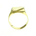Image 3 of Tricolor gold men's signet ring | Size 20
