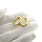 Image 8 of Gold matte earrings | Ø 19.0 mm