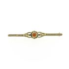 Image 1 of Vintage gold brooch with garnet