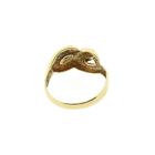 Image 6 of Gold ring with knotted design