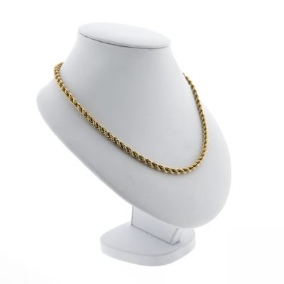 Image 2 of Gold twisted link chain