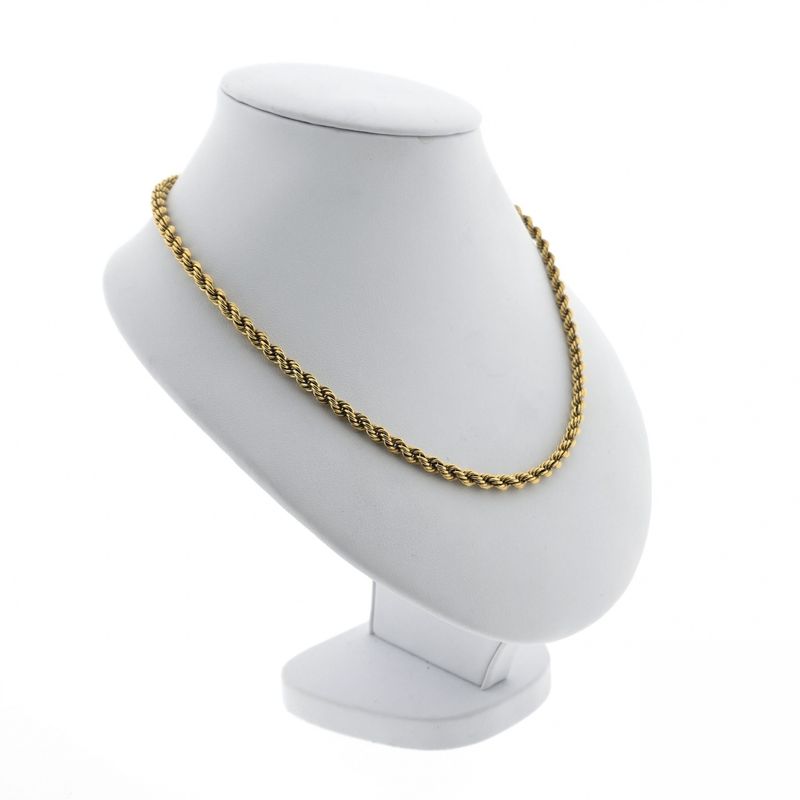 Image 2 of Gold twisted link chain