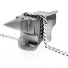 Image 2 of Silver flat gourmet link bracelet | 21 cm