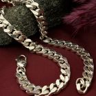 Image 2 of Silver robust gourmet link chain | 50 cm