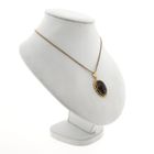 Afbeelding 8 van Gouden hanger met mosagaat