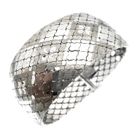 Image 1 of Silver wide snake bracelet | 20 cm