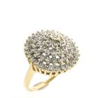 Image 3 of Gold cocktail ring with diamond | 0.335 ct.