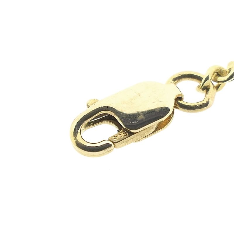 Image 5 of Gold gourmet link chain | 50.5 cm
