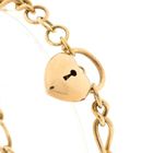 Image 3 of 9 carat fantasy link bracelet with heart clasp