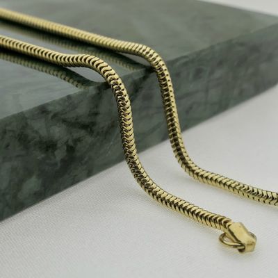 Image 2 of Gold snake link bracelet | 19.5 cm