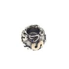 Image 1 of Pandora charm; Silver with gold; Letter S