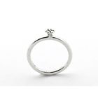 Image 3 of Silver ring with a small flower