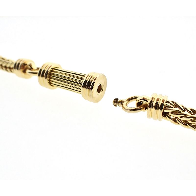 Image 6 of Exclusive gold foxtail link necklace