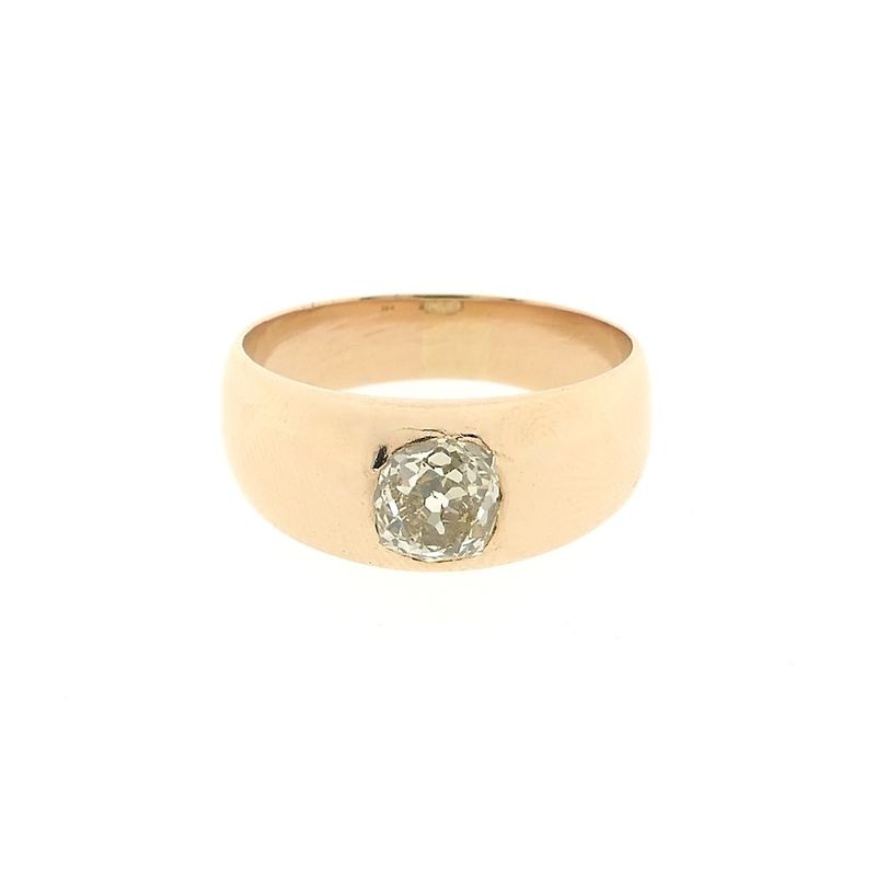 Image 3 of Rose gold solitaire ring with diamond