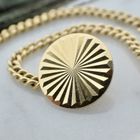 Image 3 of Vintage gold watch chain; Chatelaine (for a pocket watch) | 25 cm