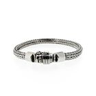 Image 1 of Silver Buddha to Buddha bracelet; Ellen xs | 19 cm