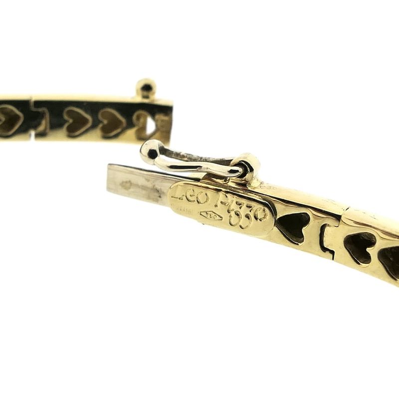 Image 6 of Leo Pizzo gold necklace with diamonds; 1.50 ct.