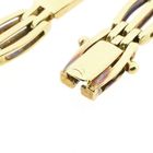 Afbeelding 5 van Gouden tankschakel armband | 19 cm