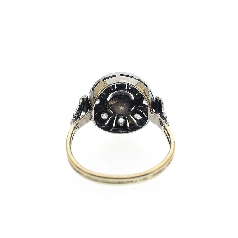 Image 6 of Victorian ruby and diamond ring 0.16 ct. | Antique