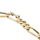 Afbeelding 5 van Gouden Figaro schakelarmband 