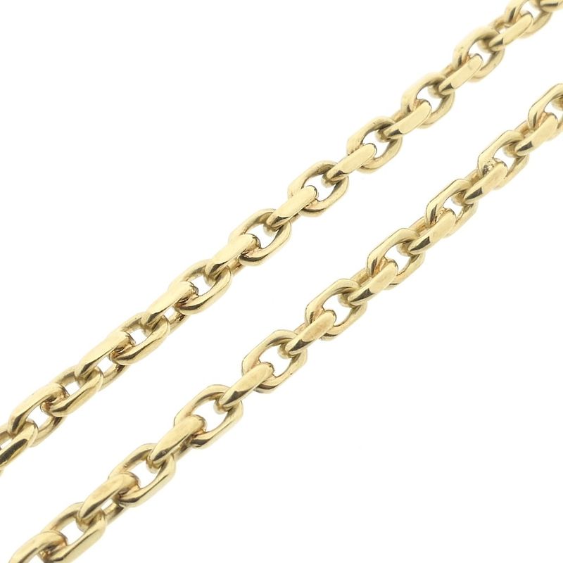 Image 6 of Gold anchor link necklace