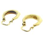 Image 6 of Vintage gold hoop earrings