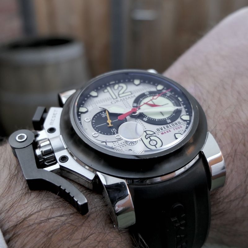 Image 16 of Graham Chronofighter Oversize Overlord 'Mark 4' Limited Edition; Automatic men's watch
