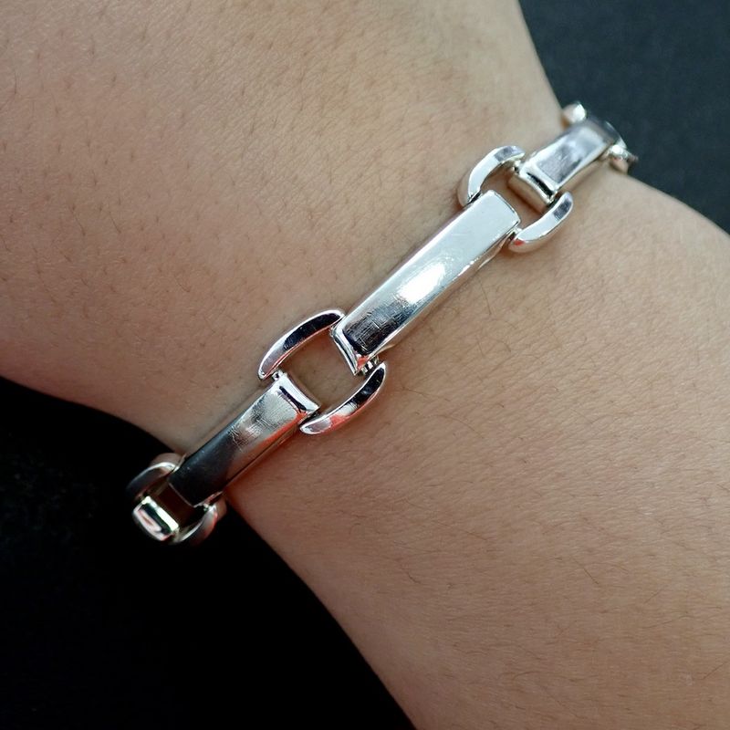 Image 2 of Silver fantasy link bracelet | 17.5 cm