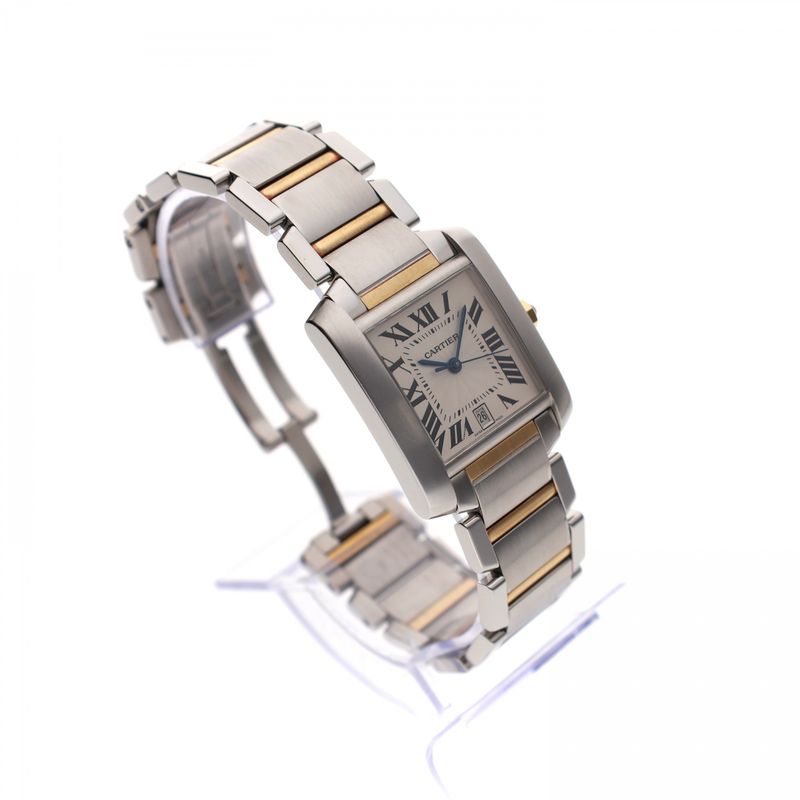 Afbeelding 4 van Cartier Tank Française 2302 W51005Q4; Automatisch Horloge