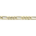 Image 5 of Gold Figaro link chain | 51 cm