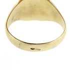 Image 5 of Vintage gold signet ring with initials JG/GJ