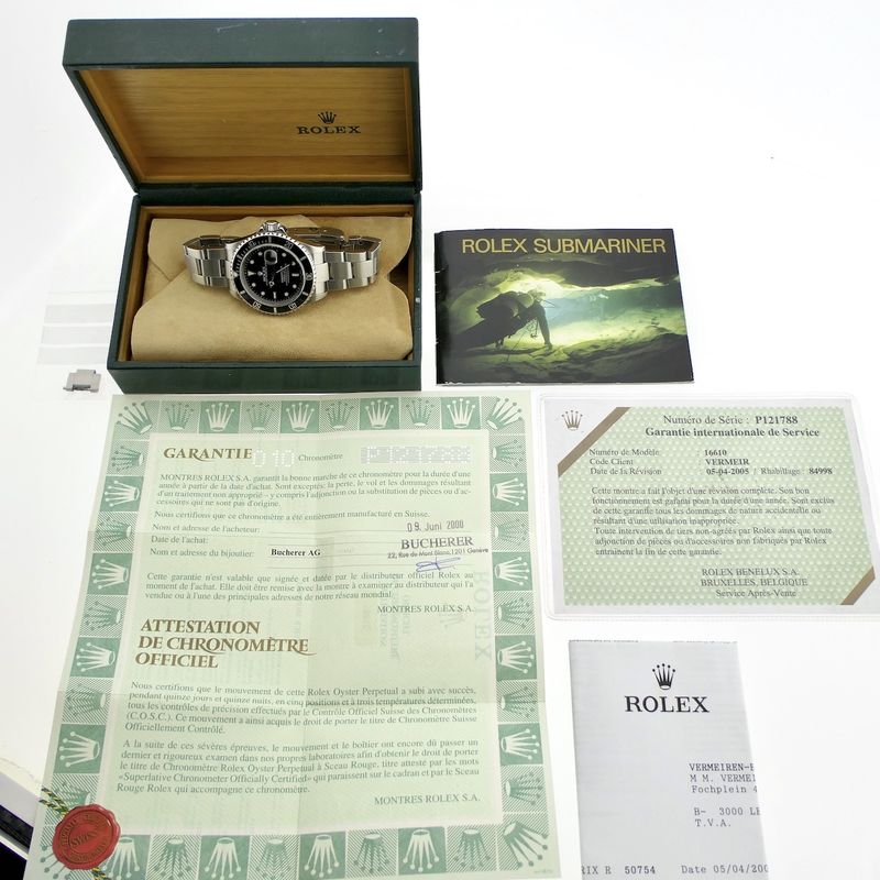 Image 9 of Rolex Submariner 16610; Men's diving watch