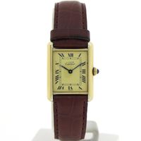 Cartier Tank 'Vermeil' 590005; Unisex horloge