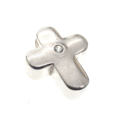 Image 2 of Silver charm; Cross