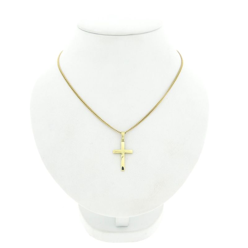 Image 3 of Gold pendant of a cross
