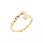 Image 1 of Gold Ring with Zirconia