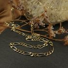 Image 9 of 8 carat bicolor Figaro link chain